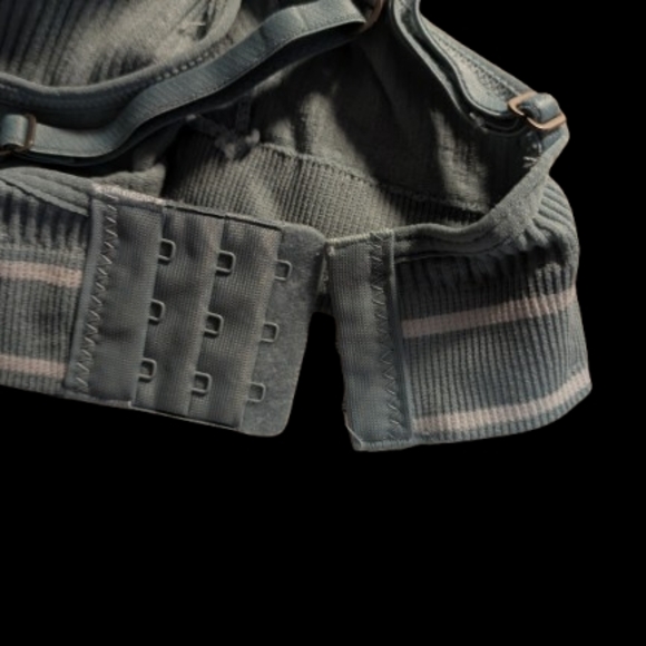 Lucky Brand Gray Ribbed Bralette - Picture 2 of 5